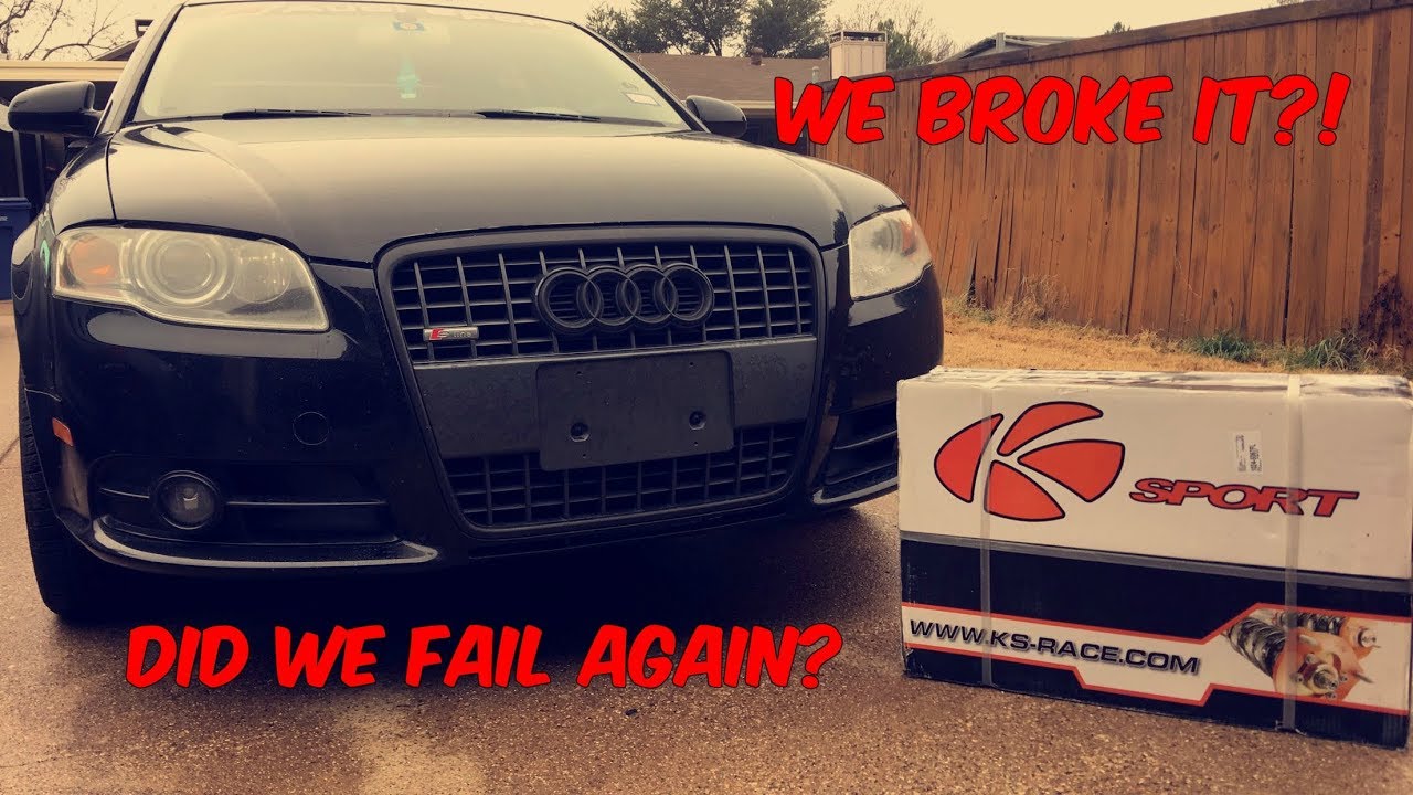 K Sport Pro Coilover Install on the Audi A4!