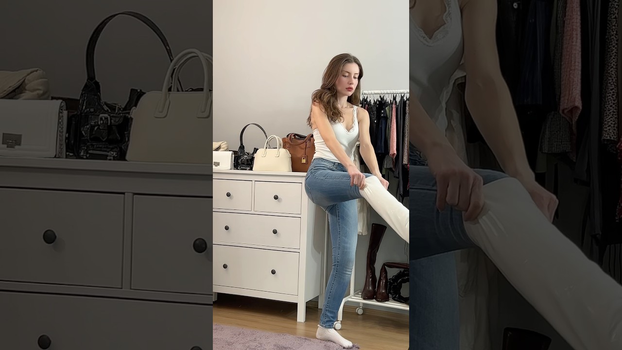 Kaç yıl önce moda olan skinny jean duruşuna bakın 😳