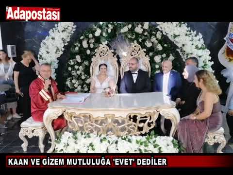 KAAN VE GİZEM MUTLULUĞA 'EVET' DEDİLER
