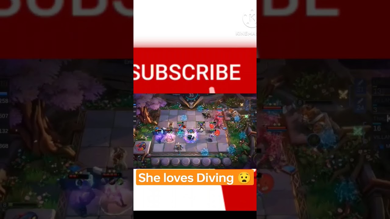 Kadita Loves Diving. One Dive Kill All. #mobilelegends #magicchess #mlbbchess #shorts #mlbb