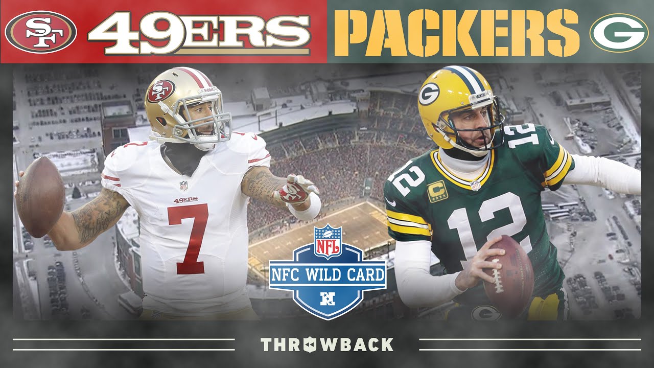 Kaep vs Rodgers Round 2! (49ers vs. Packers 2013, NFC Wild Card)