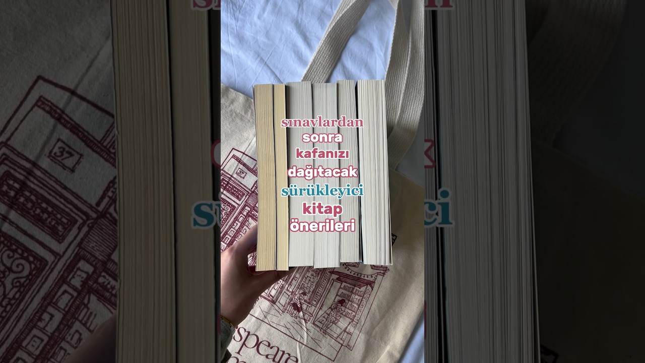 kafanızı dağıtacak sürükleyici kitaplar! 📚 #booktok #gençtimaş #books #bookworm