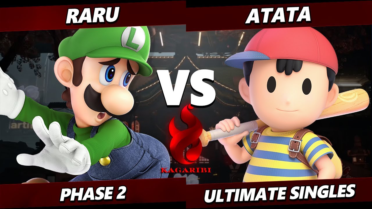Kagaribi 13 - Raru (Luigi) Vs. ATATA (Ness) Smash Ultimate - SSBU