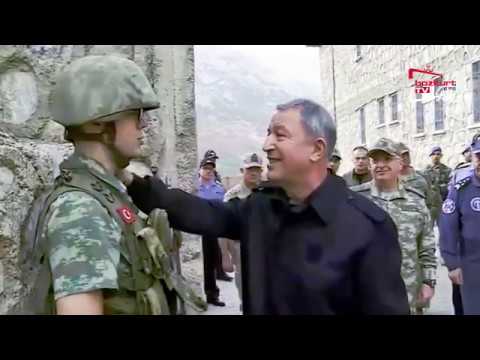 Kahraman Türk Askeri Nöbette-Hulusi Akar Ziyaret