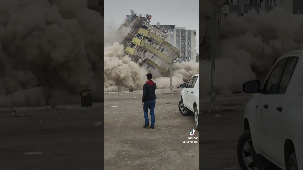 Kahramanmraş Deprem /Ebrar sitesi Kontrollü Yıkım
