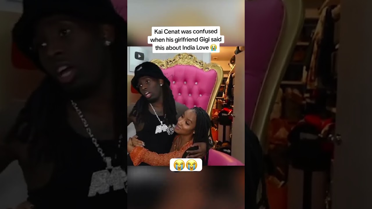 Kai Cenat was confused when his girlfriend Gigi said this about India Love 😭 #kaicenat #fyp