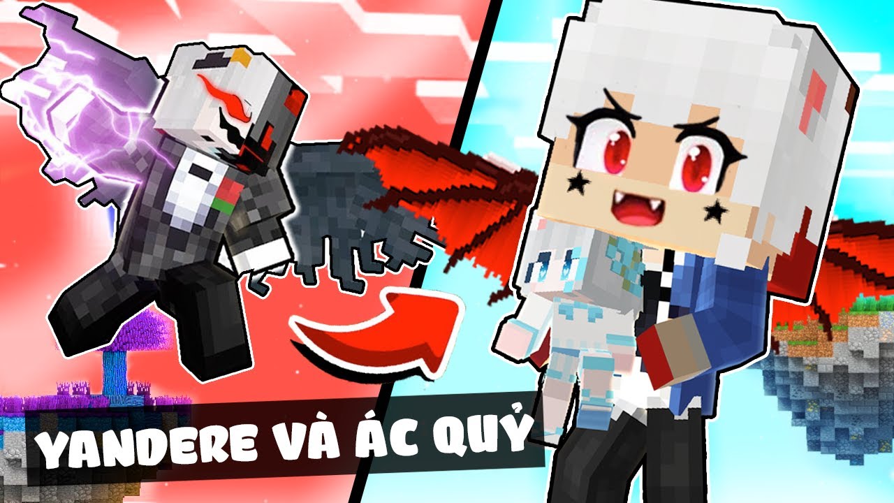 Kairon Yandere Đại Chiến Ác Quỷ Siro Và Bắt Cóc Thiên Sứ Trong Minecraft