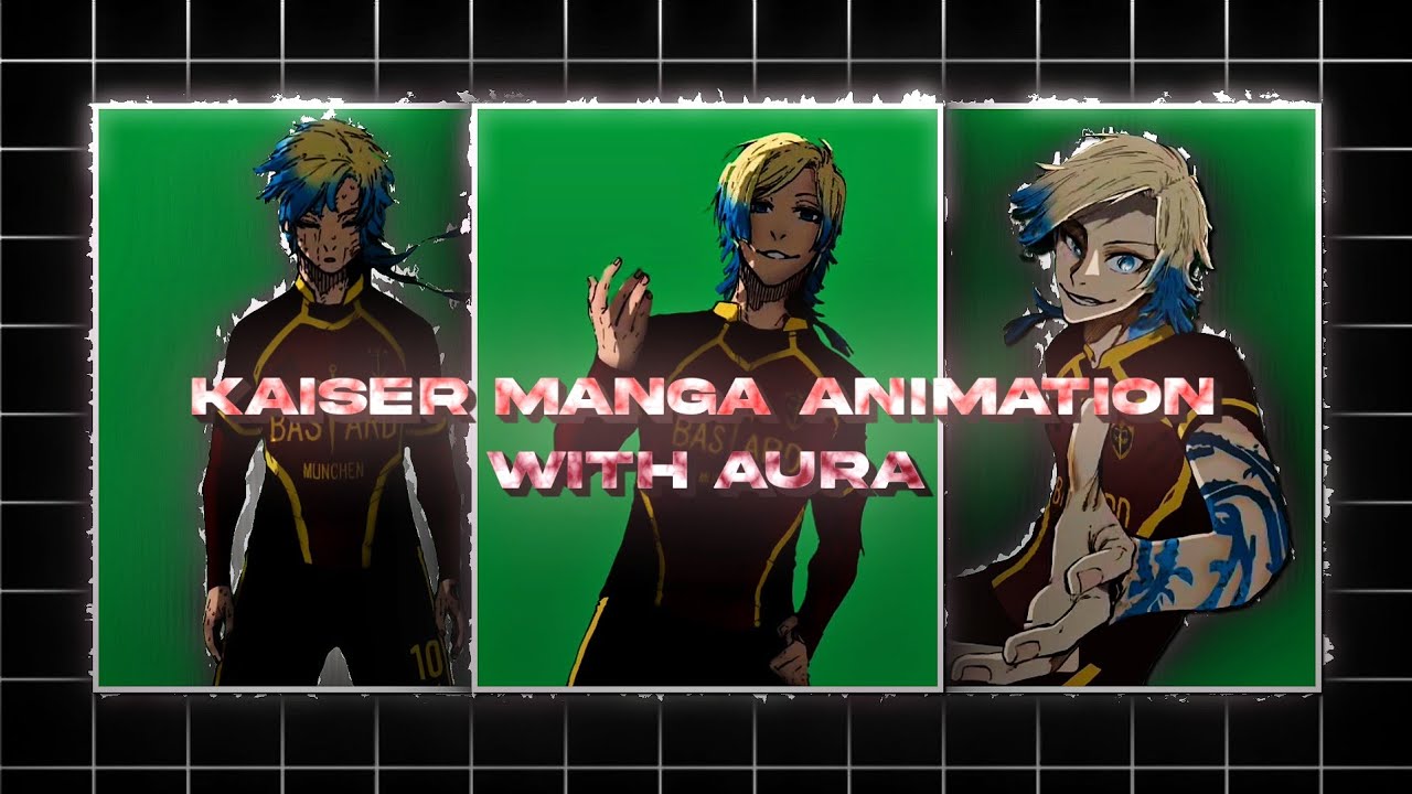 Kaiser Manga animation with Greenscreen | [Manga Animation] | #bluelock #greenscreen