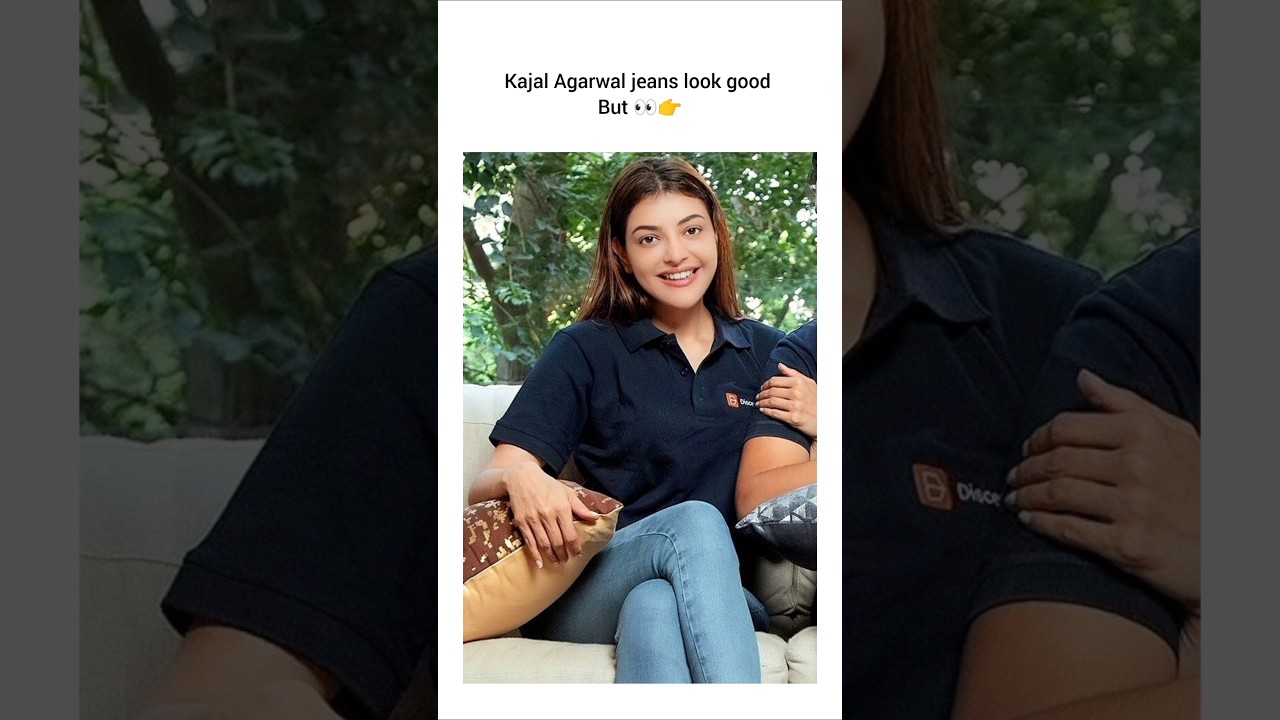 Kajal Agarwal jeans V/S Saree look #trendingshorts #kajalagarwal #viralshort