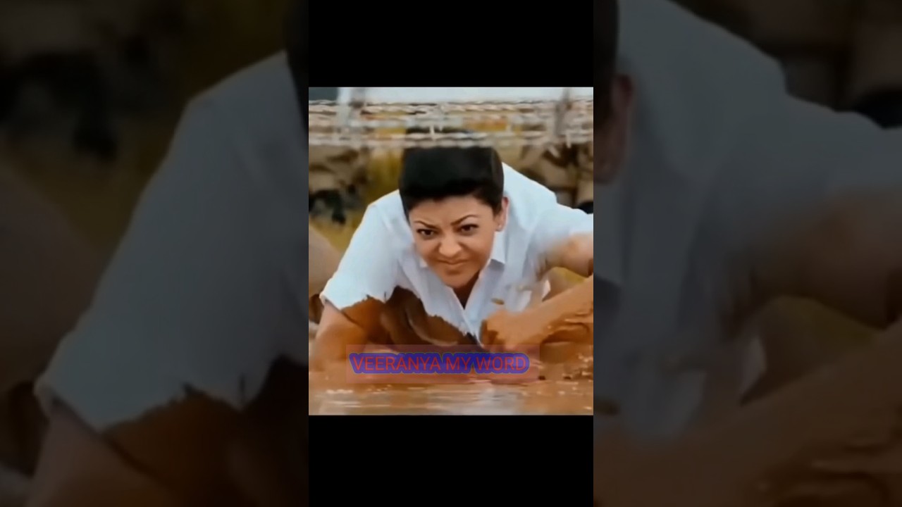 kajal Agarwal police trening #kajalagarwal #police #maharashtrapolice #vijay #kajal_attuide #army
