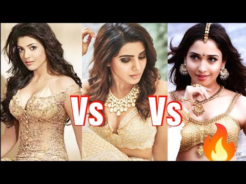 kajal agarwal vs samantha akkieneni vs tamanaha bhatia sexy hot boobs and bold compilation 👙🔥🔥💋💦💦