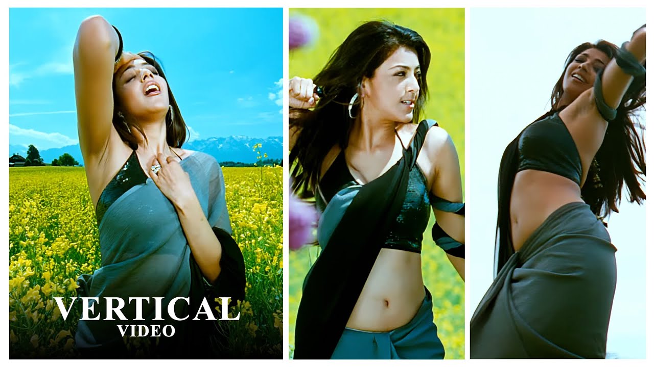 Kajal Aggarwal | Hossanam | Vertical Video | Veera | Info | UHD | Black | Actress Version