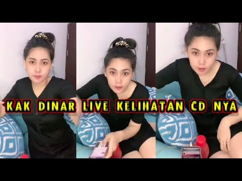 Kak Dinar Live kelihatan CD nya