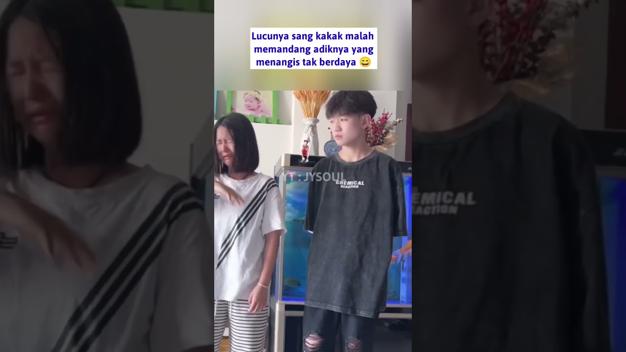 Kakak Adik Bertengkar, Sang Kakak Malah Gak Tega Melihat Adiknya Menangis 😄 #shorts #viral