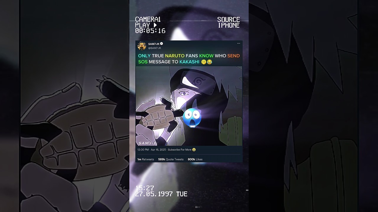 KAKASHI AND TSUNADE SHOCKED TO SEE SOS MESSAGE 🤫😂