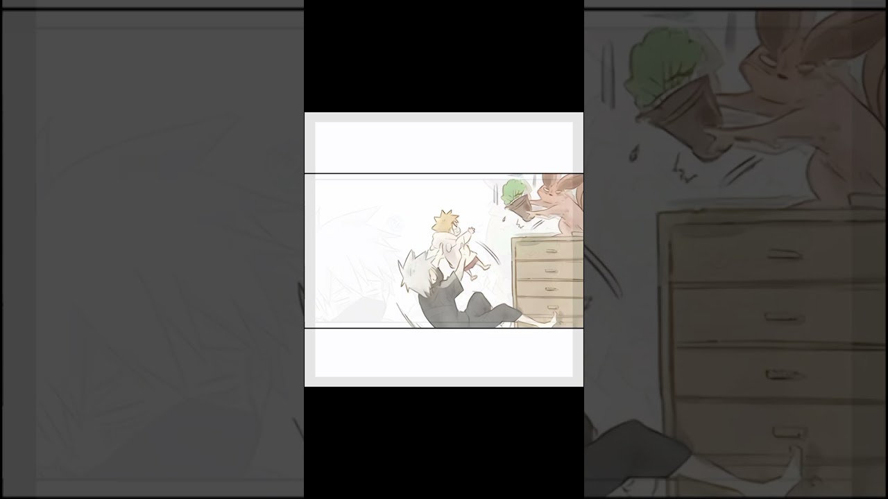 Kakashi x baby Naruto Cute Moment 🥰 #animeedit #naruto #narutouzumaki #kakashi #kurama