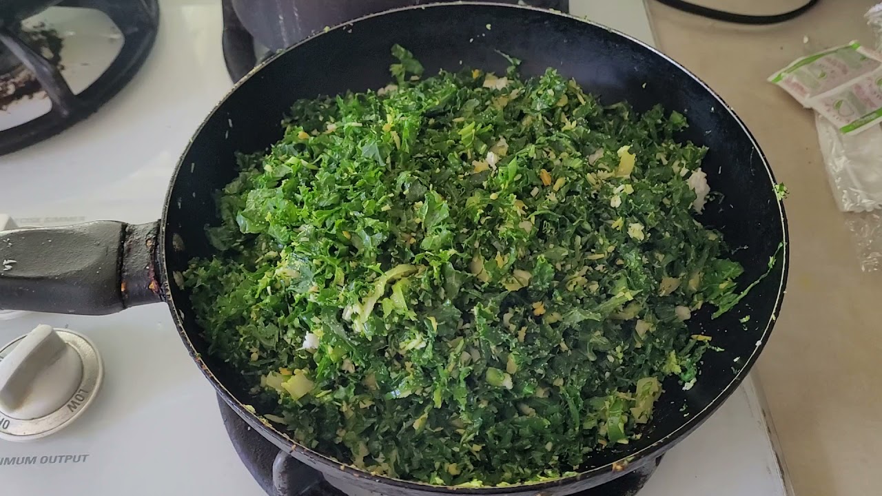 KALE MALLUNG,  SRI LANKAN SIDE DISH