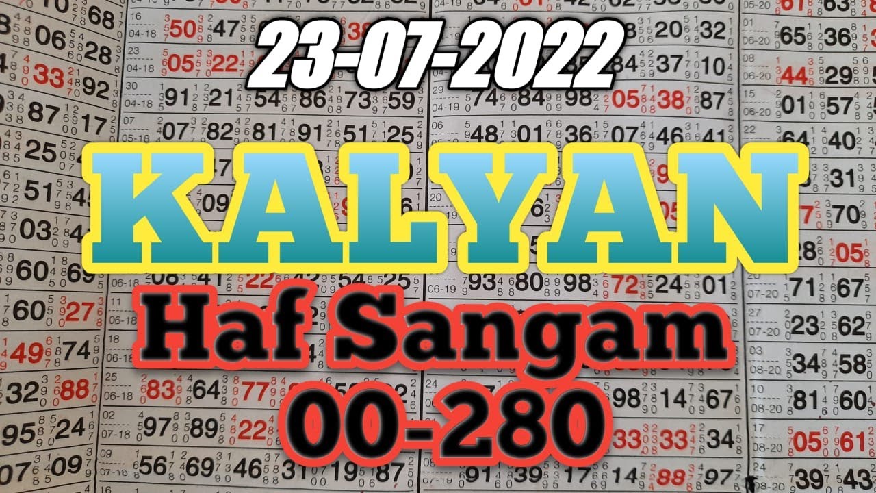 Kalyan Date Fix Games 23-07-2022 Today