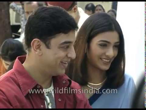 Kamal Haasan and Tabu attend muhurat of Chachi 420