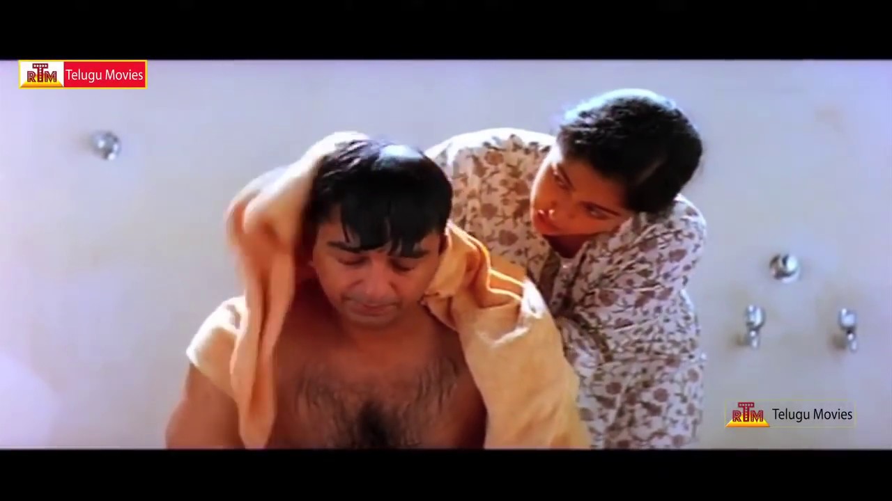 Kamal Hassan And Gautami Bathroom Scene In Drohi Telugu Movie | Nasser
