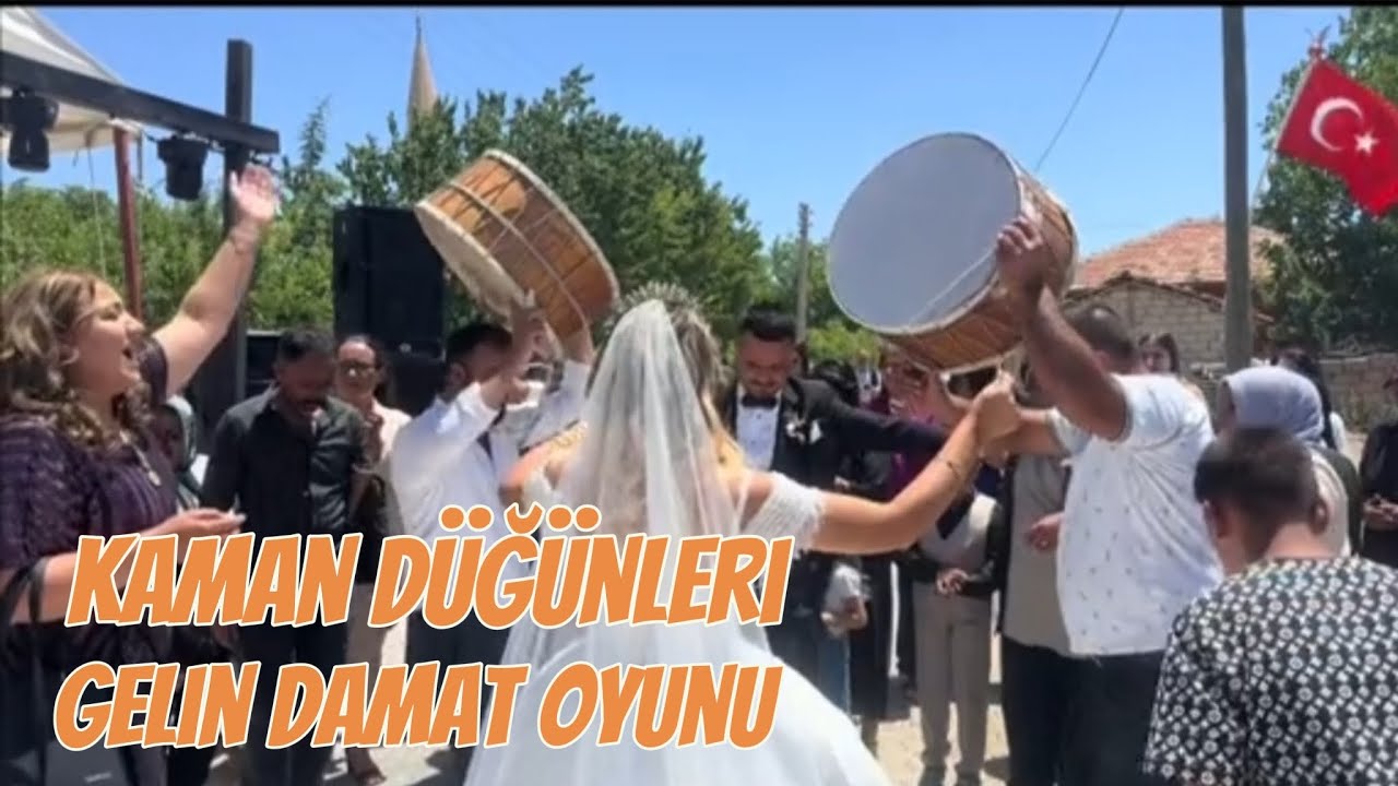 Kaman Düğünleri Gelin Damat Oyunu