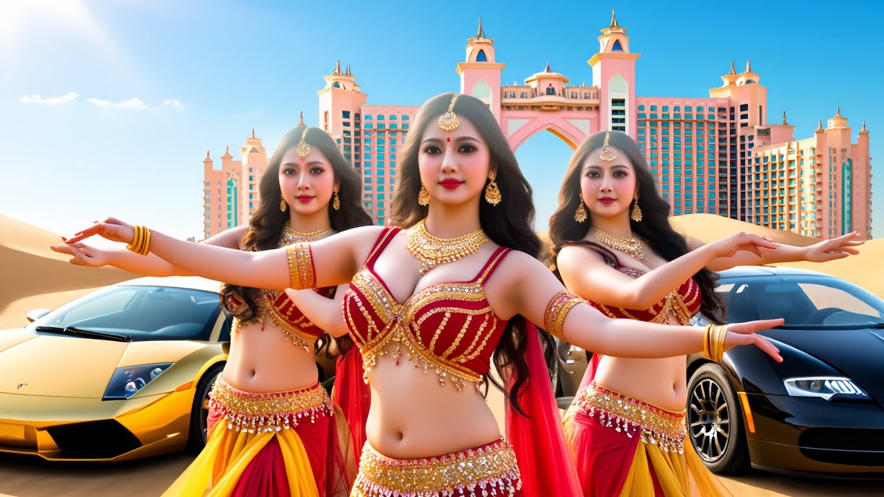 KAMAR PE JADU 🔥 | Indian Belly Dance Queens Set the Desert on Fire! 💃🏜️ #trending #bellydance
