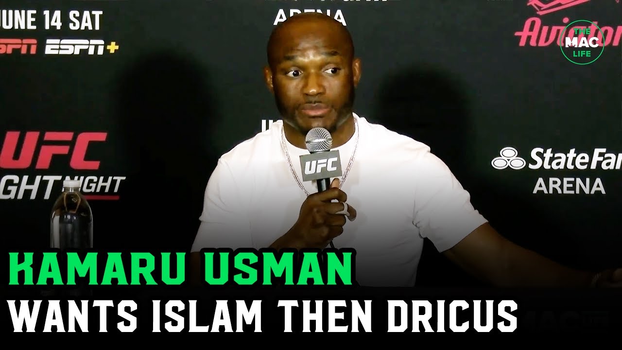 Kamaru Usman: “I want Islam Makhachev then Dricus Du Plessis”