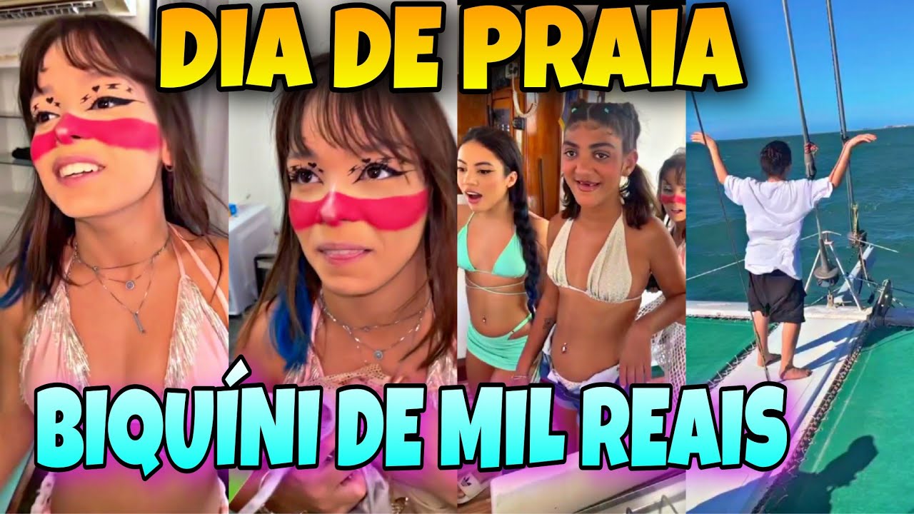 KAMYLINHA COMPROU BIQUÍNI DE MIL REAIS E HYTALO LEVOU A TURMA PARA PRAIA 👀😳