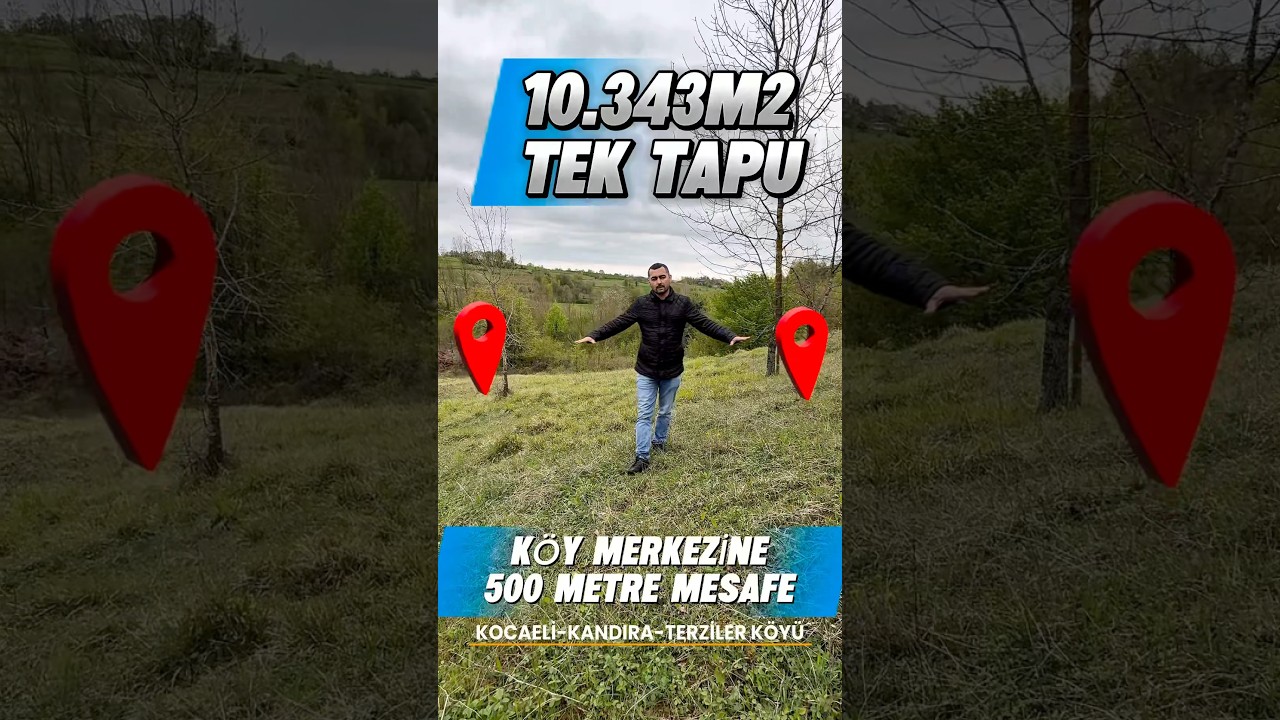 KANDIRA TERZİLER KÖYÜ 10.343m2 ARSA #kandıra #arsa #tarla #yatırım