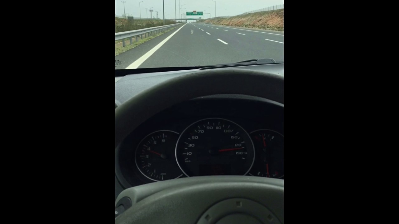 Kangoo hız testi 105hp-6 ileri (200km hız)