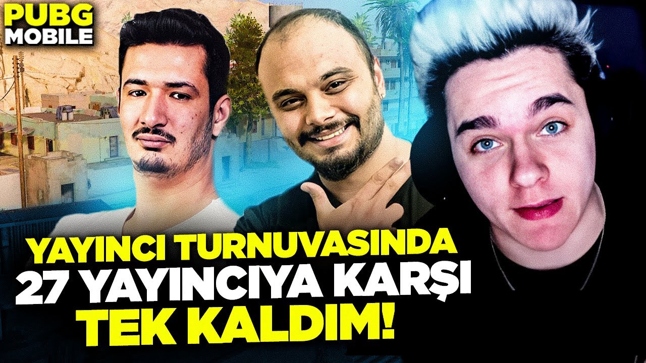 KAOS EKİBİYLE TURNUVAYA GİRERSEM NE OLUR? 27 YOUTUBER'A KARŞI TEK KALDIM! | YEİSSO PUBG MOBİLE