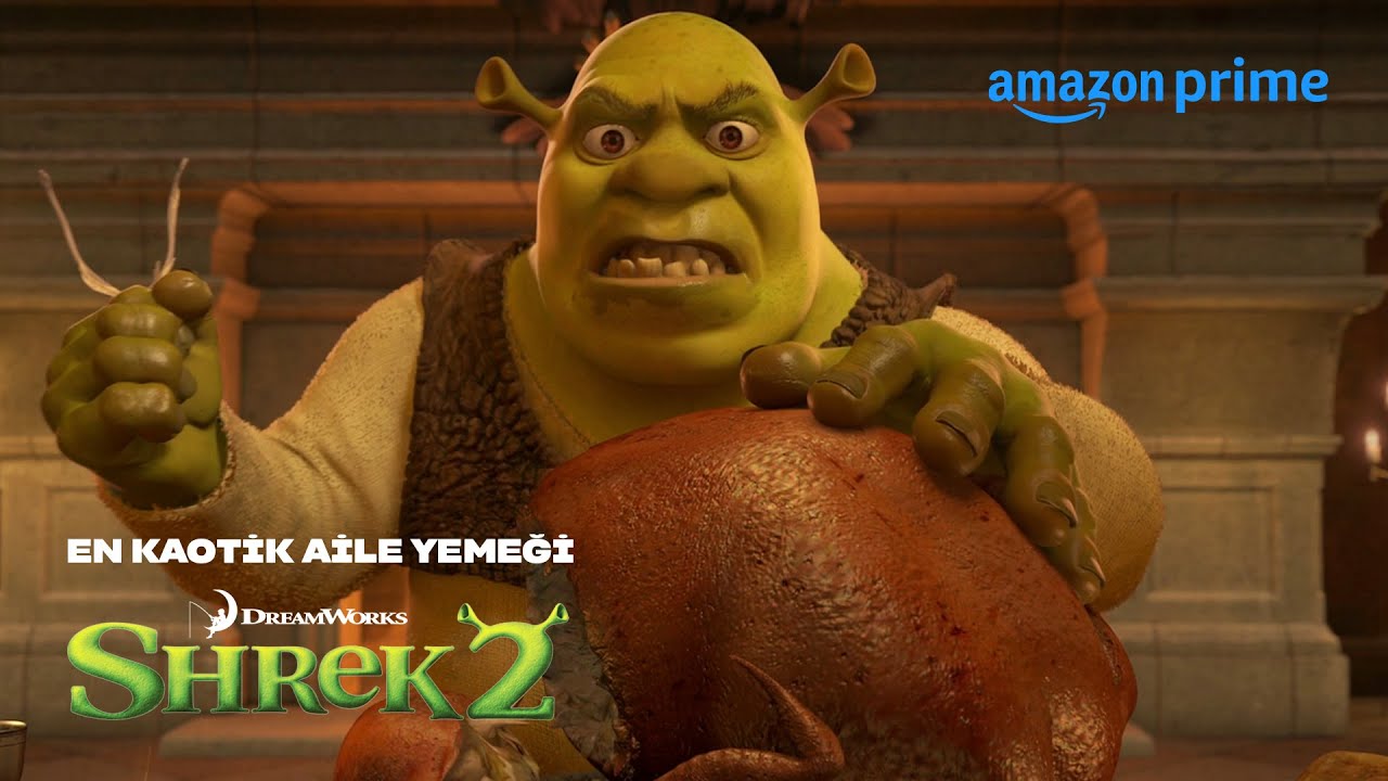 Kaotik Aile Yemeği | Shrek 2 | Prime Video Türkiye