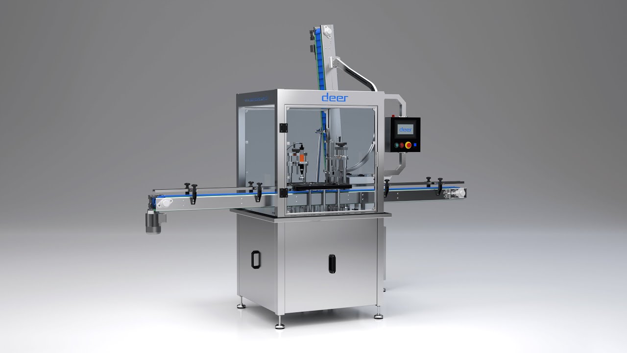 Kapak Besleme ve Kapak Kapatma Makinası / Cap Feeding and Capping Machine