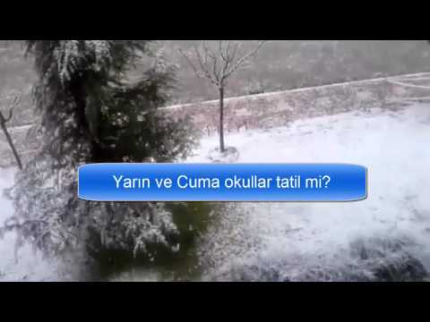 Kar tatili olan iller ve ilçeler listesi