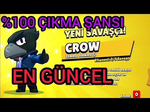 karakter çıkarma taktiği ! (CROW ÇIKTI !) - Brawl Stars
