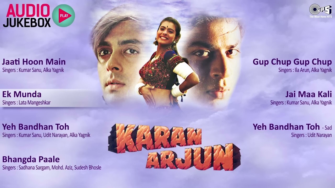 Karan Arjun | Audio Jukebox | Shahrukh, Salman, Kajol, Mamta  Rajesh Roshan |  Nonstop Songs