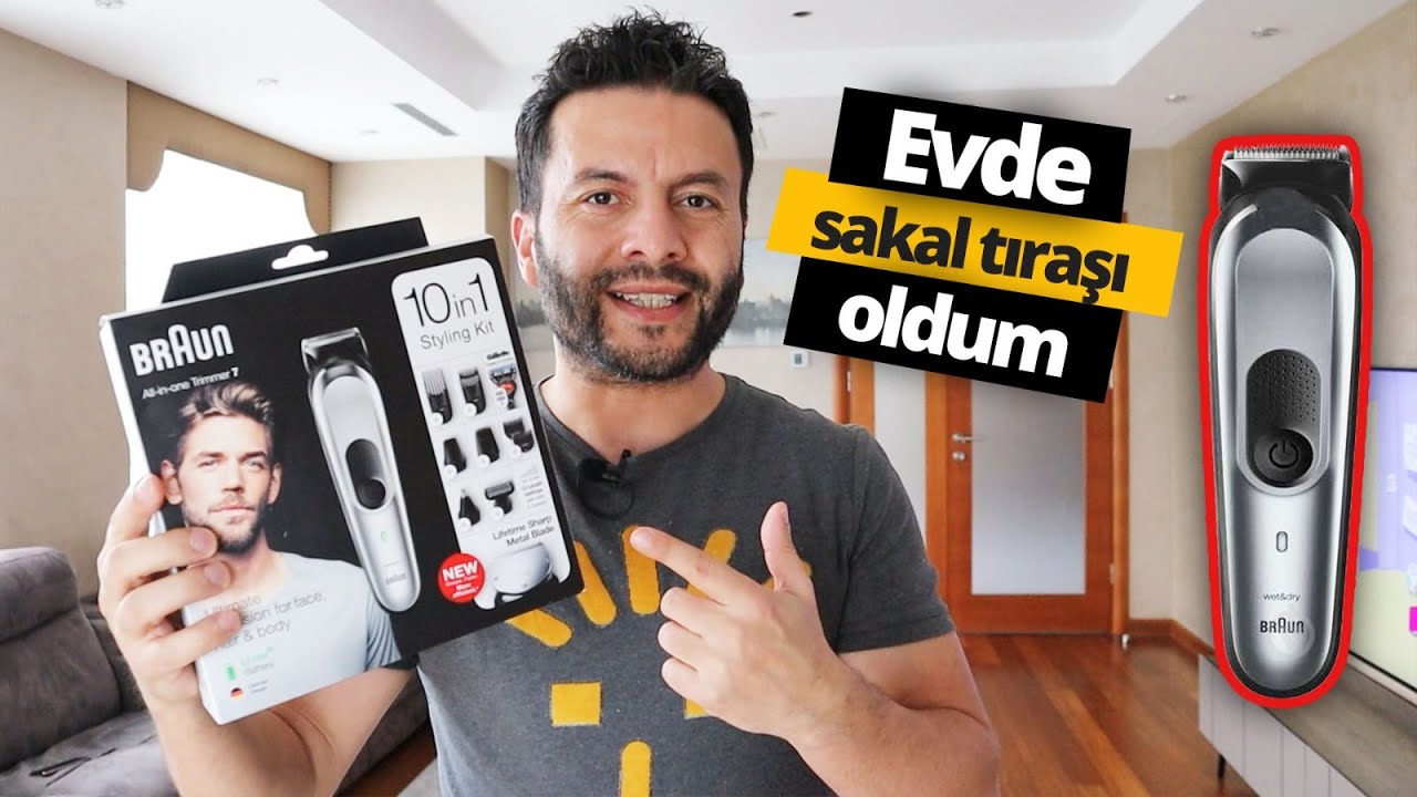 Karantinada tıraşa devam! Braun MGK7220 ile sakal tıraşı olmak