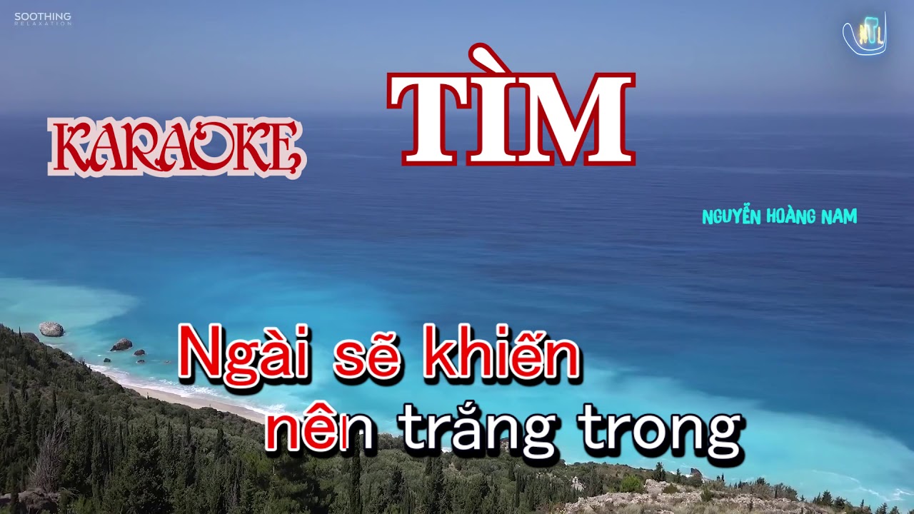 Karaoke ll Tìm ll Beat chuẩn ll Nguyễn Hoàng Nam ll Official Audio