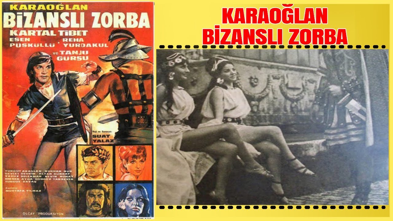 Karaoğlan: Bizanslı Zorba | Kartal Tibet Esen Püsküllü | Yeşilçam Filmi Full İzle