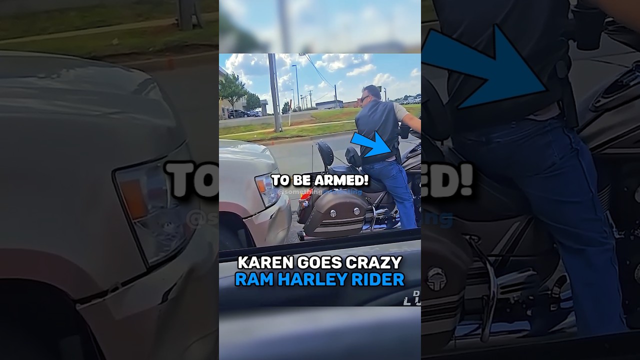 Karen HITS Harley Rider… Instantly Regrets It! 😳