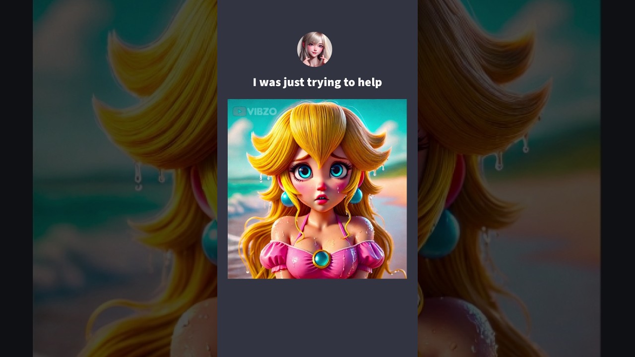 Karen Princess Peach Saved Drowning Amy Rose But Got Jailed #mario #sonic #sprunki