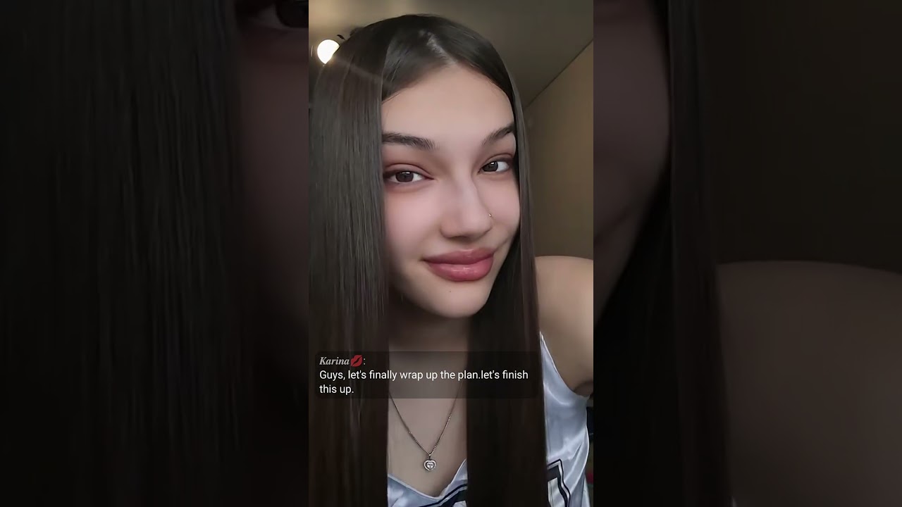 Karina is so cute with BIGO streaming .