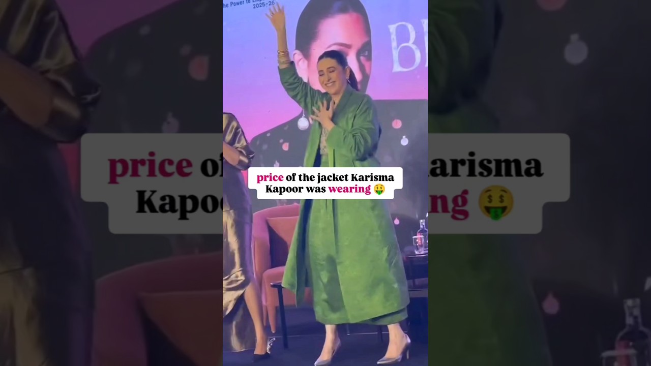 Karishma Kapoor's jacket cost 🤑 #shorts #karishmakapoor