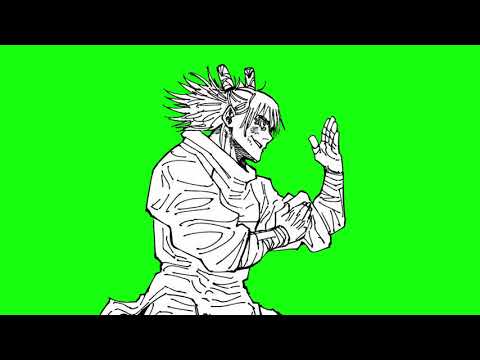 Kashimo GREEN SCREEN MANGA ANIMATION (JJK) #capcutpc #kashimo