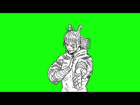 Kashimo GREEN SCREEN MANGA ANIMATION (JJK) #capcutpc #kashimo