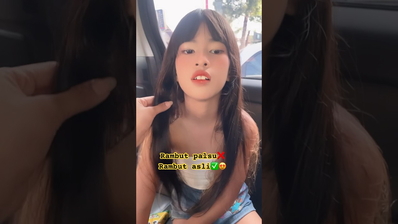 KATANYA INI RAMBUT PALSU KK DISTA😱😱#trending #viralvideo #shortviral