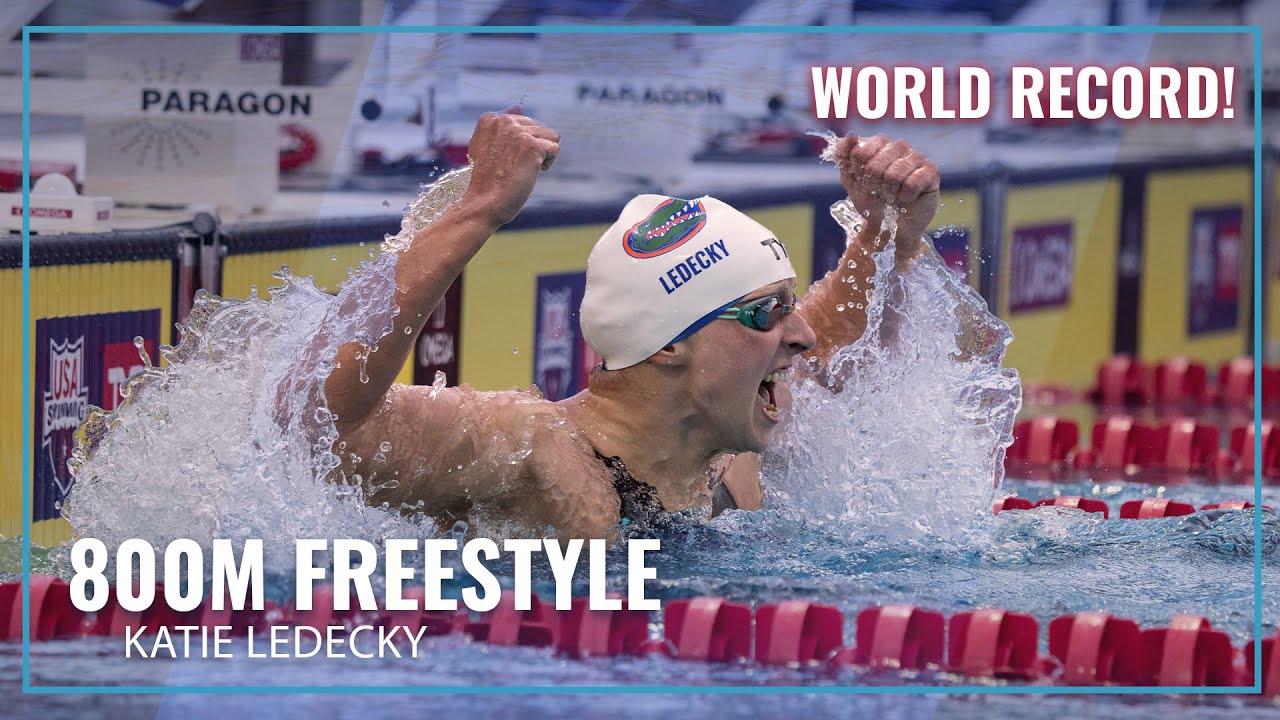 Katie Ledecky Breaks Her Own World Record in 800M Freestyle | 2025 TYR Pro Series Ft. Lauderdale