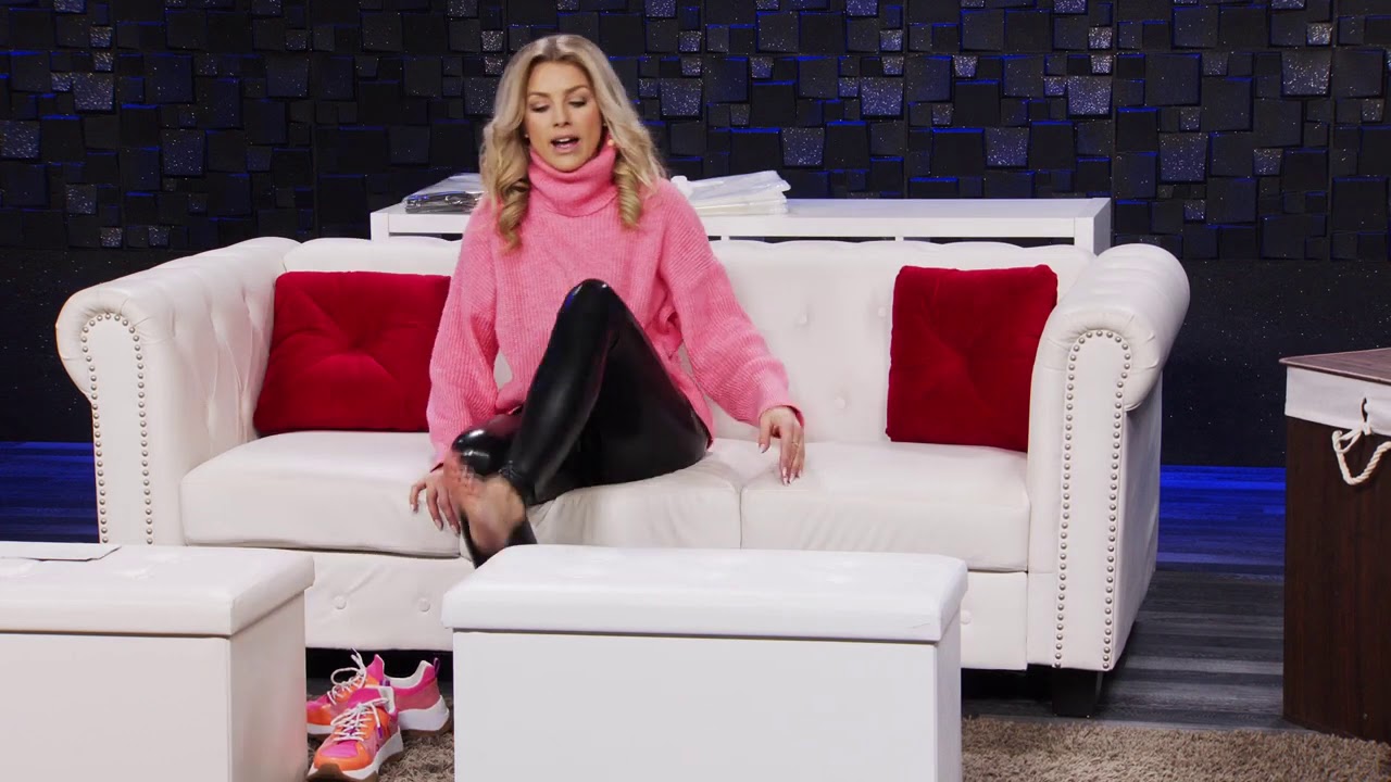 Katie Steiner Leather Pants and Feet 02.