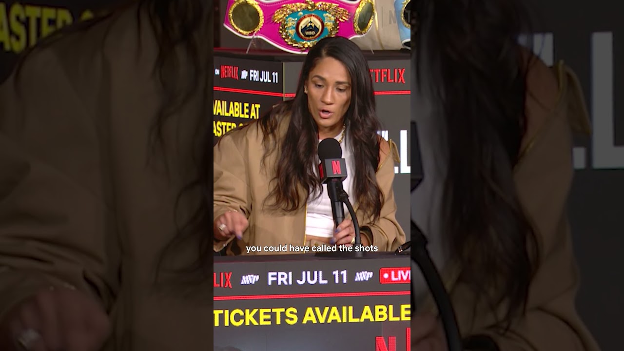 Katie Taylor and Amanda Serrano get heated in a back and forth #TaylorSerrano
