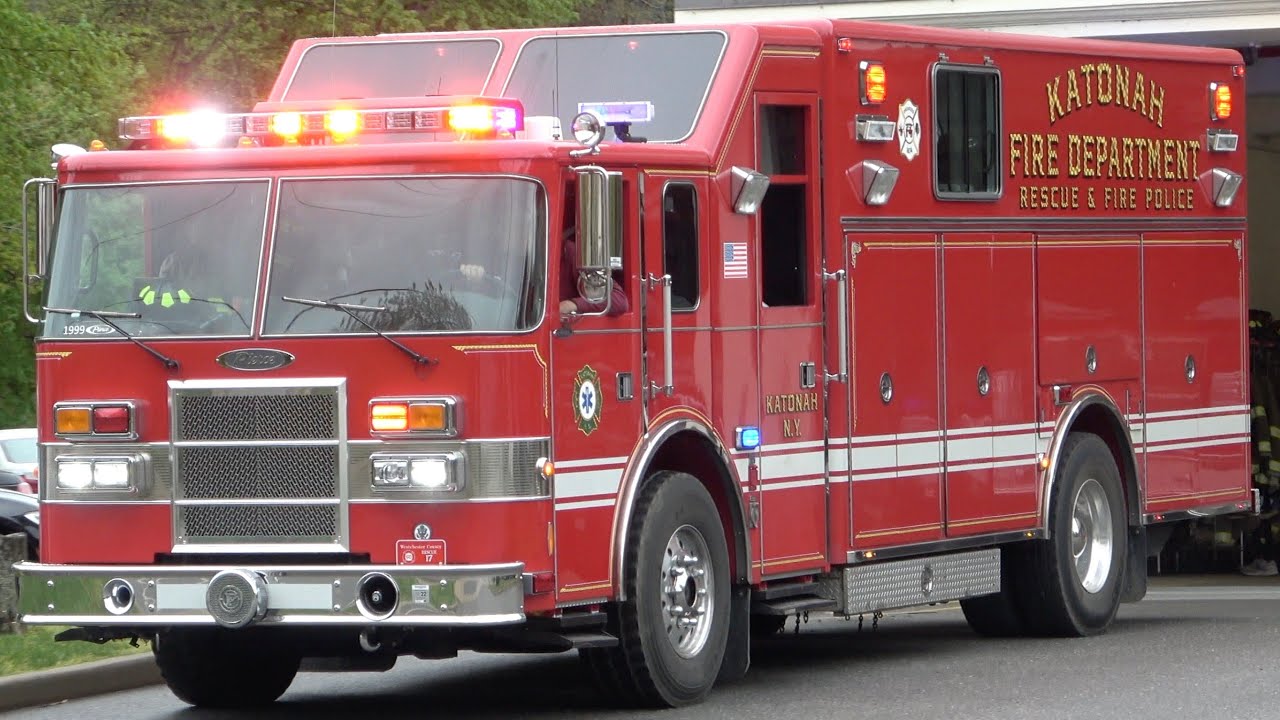 Katonah FD Engine 115 & Rescue 17 Responding